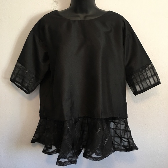 Enaco Tops - NWT Enaco XXL Black blouse. A6